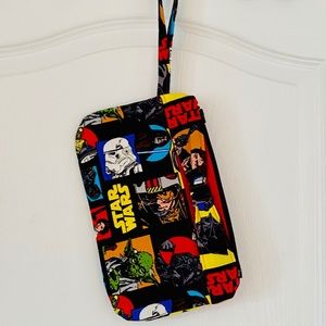 One of a kind handmade Star Wars Large Wristlet